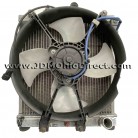 JDM EK9 Civic Type R Tabata FWIN Aluminum Radiator